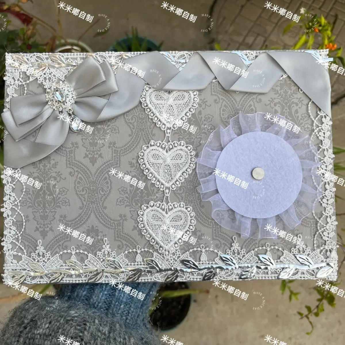 Luxury Cosplay Ita Bag Badge Card Holder Hand Made Ribbon Lace Insert Board  Badge Backpack For Wego Bag Organizer Board