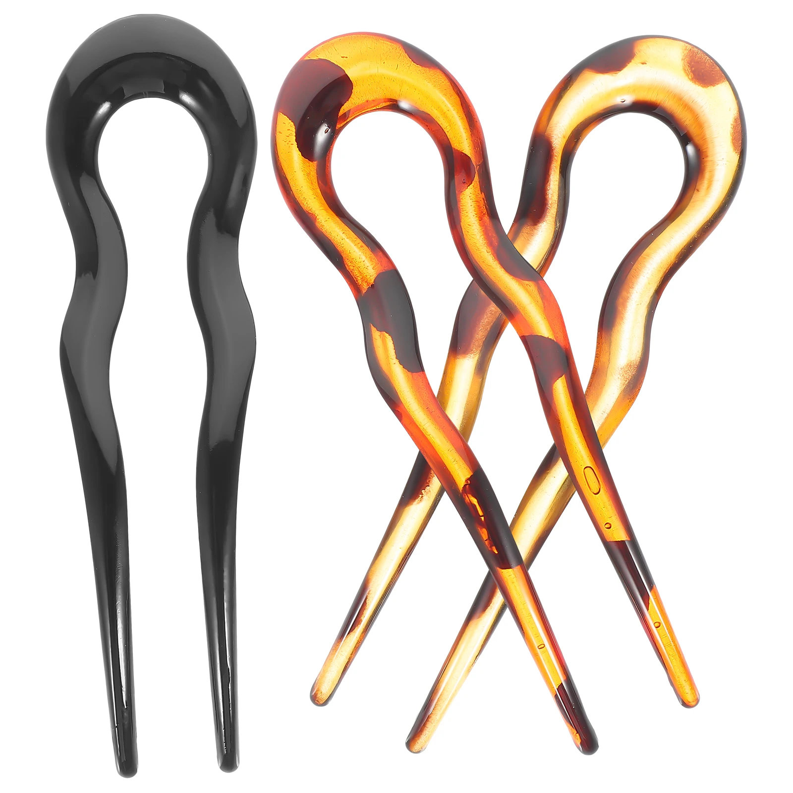 

3pcs Shaped Sticks Vintage Hairpin for Buns Women Accessories French Pins Long Hair Chopsticks For Hair Accessories Forks