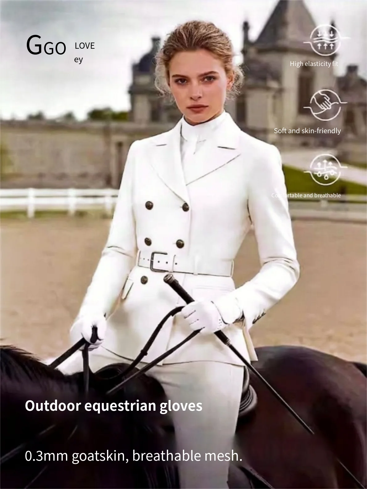 

Конные перчатки для мужчин и женщин, дышащие, противоскользящие, для верховой езды и активного отдыха на природе