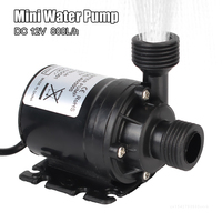 Ultra-quiet 800L/H 5M DC 12V 24V Home Portable Brushless Motor Submersible Water Pump for Cooling System Fountains Heater Mini