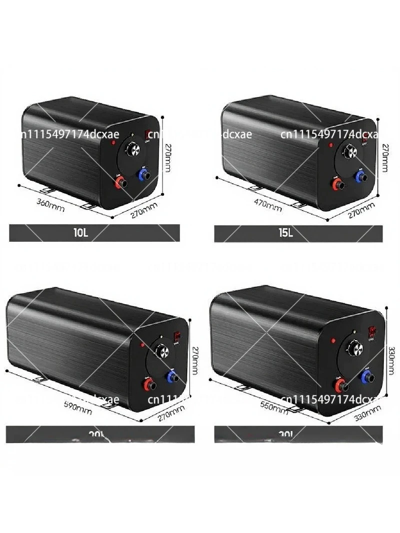 12V 24V 220V RV Water Heater Tank 10L 15L 20L 30L Electric Boiler Storage for Camper Trailer view 2