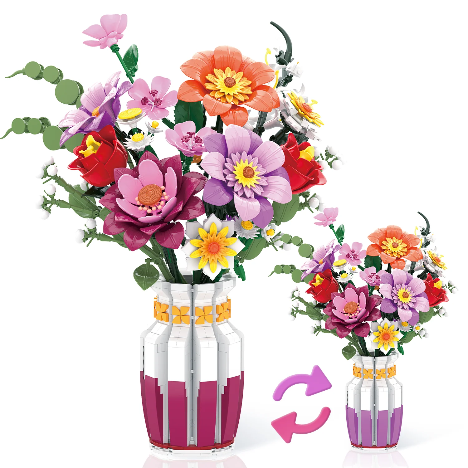 Bouquets de Printemps et Vases — 1278 pièces