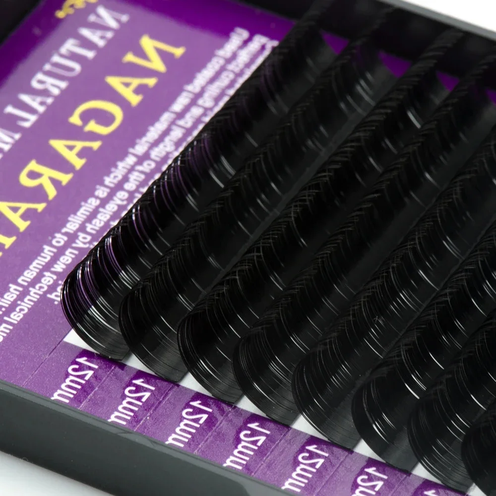 

16 Rows 6 Boxes C D Curl Curly Fluffy Soft Eyelash Extensions Individual Eyelashes Artificial False Eyelashes