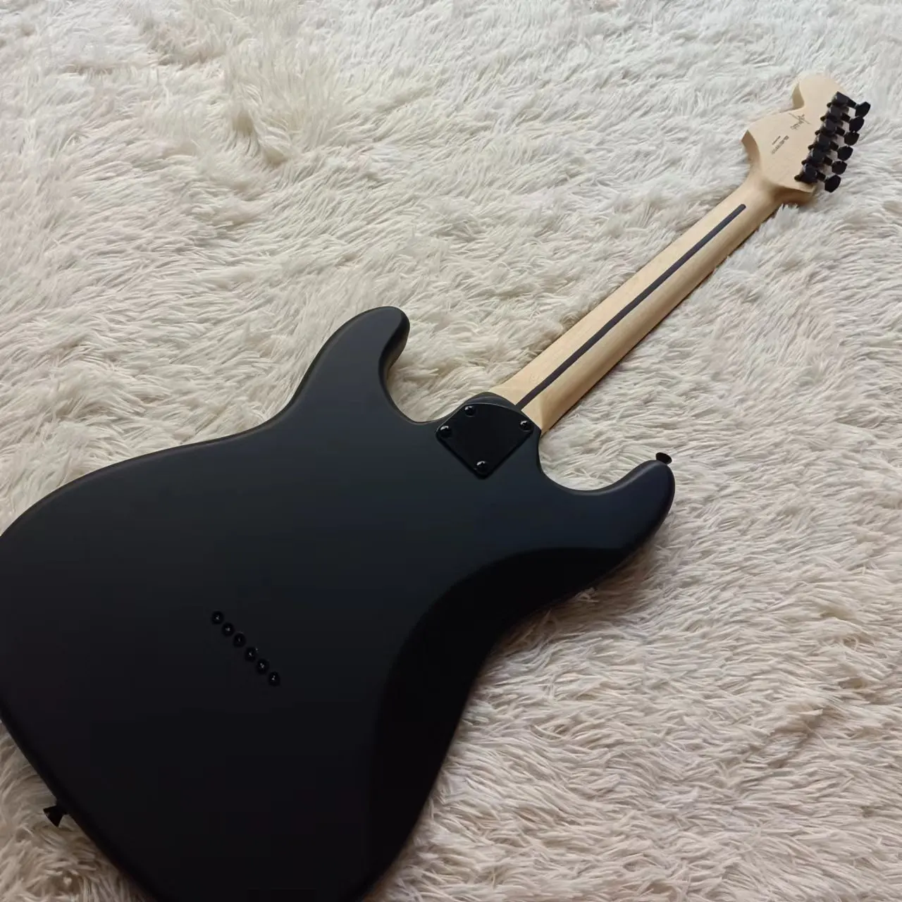 Oem 6 String Electric Guitar,Finish Matte Black Emg Pickup , Free Delivery