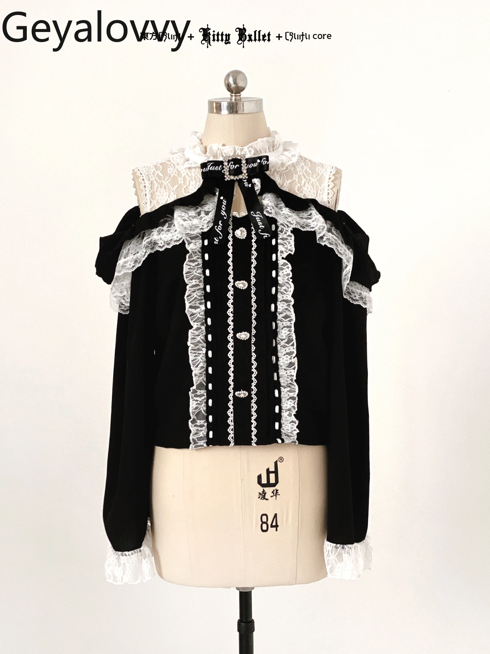 

Spring Autumn Girls Off-Shoulder Long Sleeve Tops Lolita Shirt Japanese Style Elegant Blouses for Women Fashion 2025