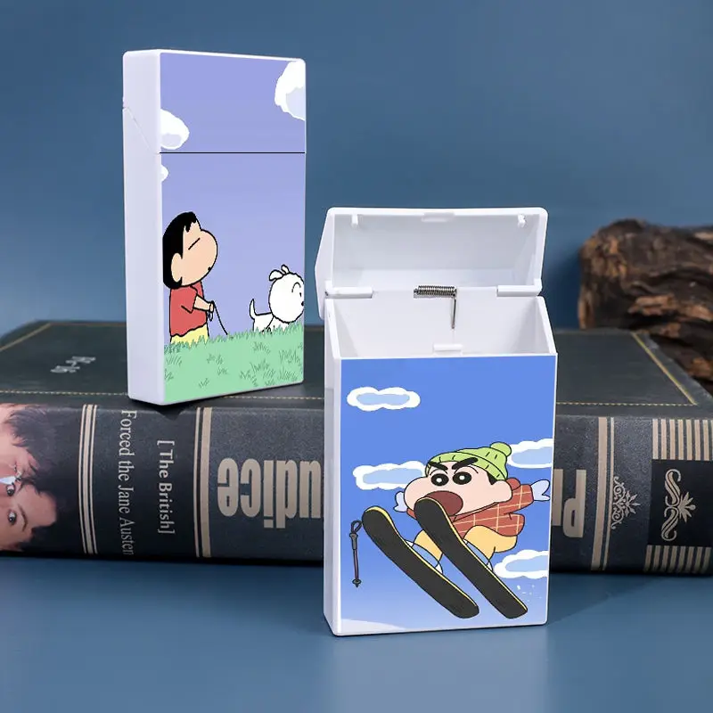 Cigarros plásticos portáteis para fumantes, anime japonês, estilo bonito dos desenhos animados, novo