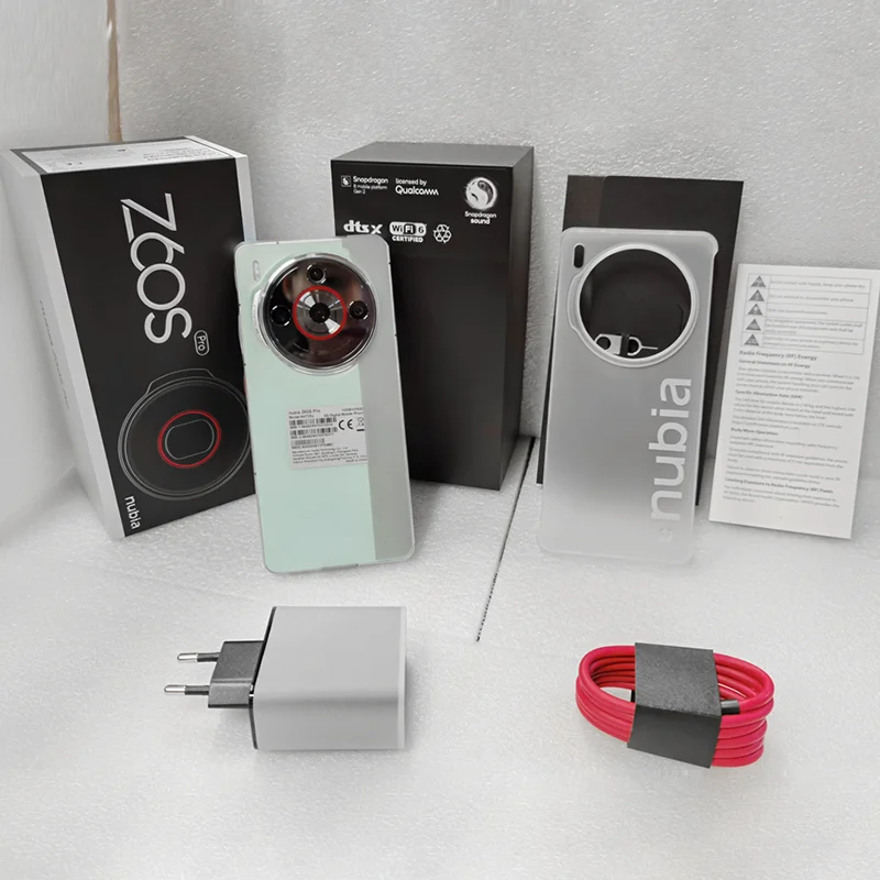 Original Nubia Z60S Pro 6.78 "สมาร์ทโฟนNX725J Snapdragon 8 Gen 2 การสื่อสารด้วยดาวเทียมAI 5100MAhแบตเตอรี่ 80W NFC