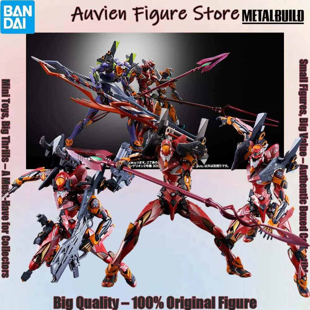 Officially Licensed Bandai Metal Build Eva Unit 02 Figur Anime Anime Neon Genesis Evangelion Crossroad Character Model