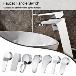 Kitchen Faucet Handle Bathroom Basin Tap Replacement Cover 35/40mm Spool Faucet Switch Handle Taps Repair Accessories