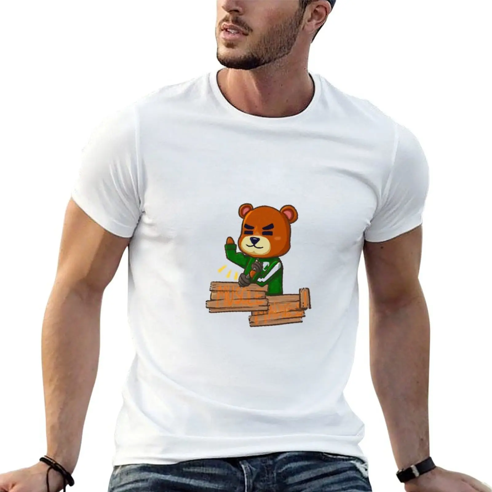 Teddy’s Muscle Madness T-Shirt Industrial Work Tee Shirt