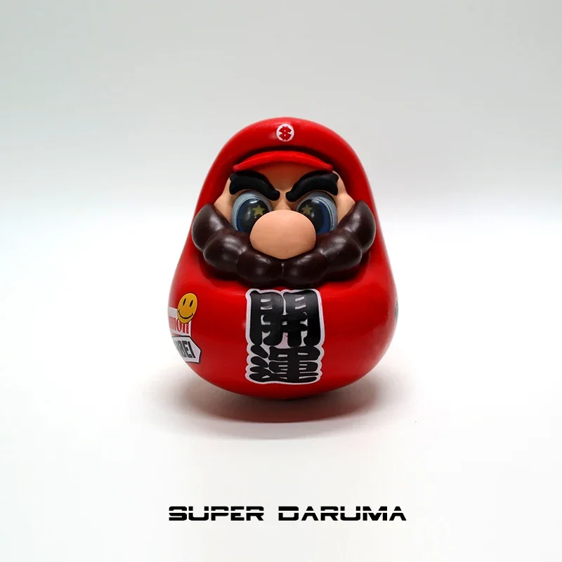 Super Mario, Non Tumbler, Mario, Super Damo, Egg Blind Box, Get Rich, Love and Luck, Car Desktop Decoration