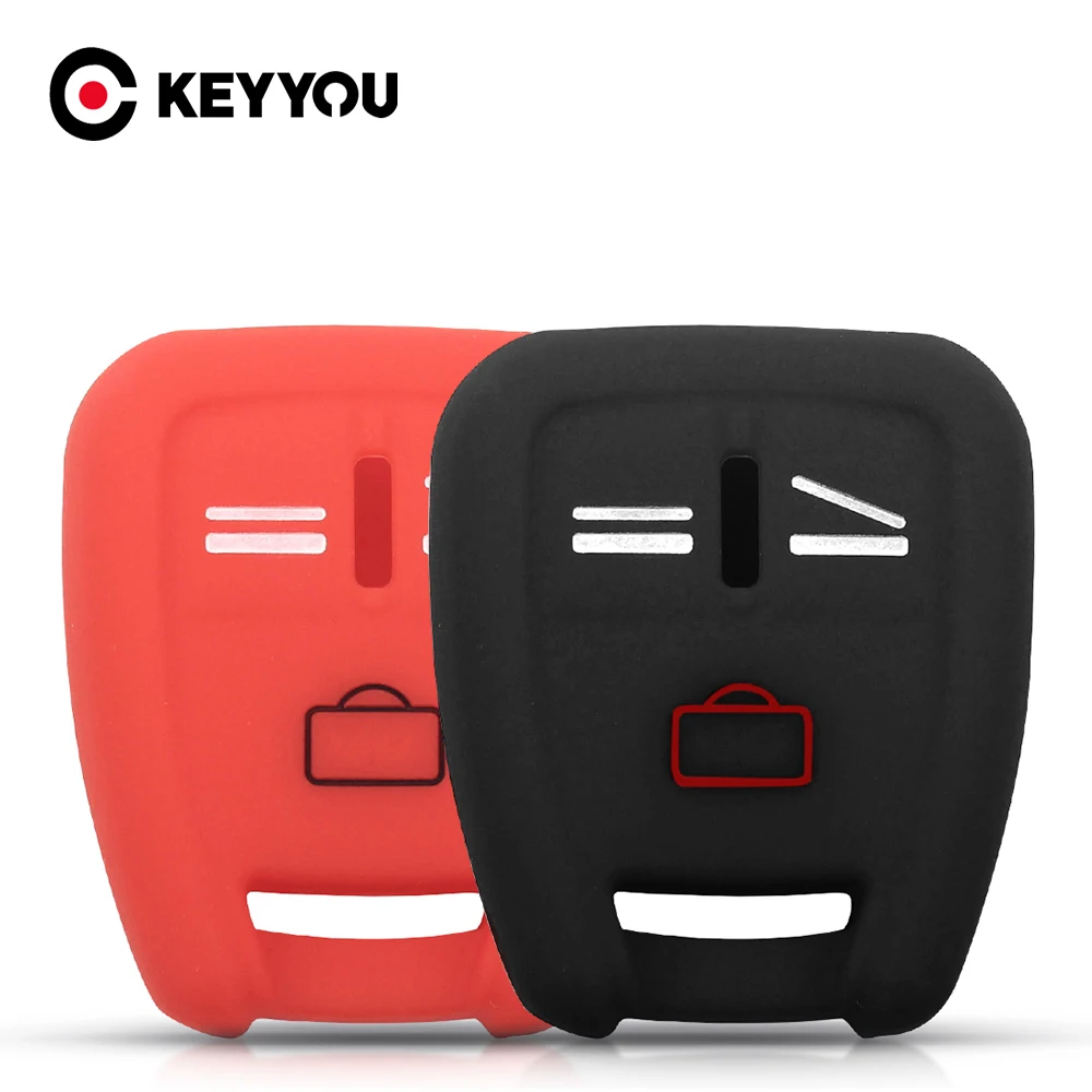 KEYYOU 3 Button For Vauxhall Opel Astra Zafira Vectra Tigra Omega Signum Frontera Remote Car Key Case Cover Silicone Fob Shell - zdjęcie 1