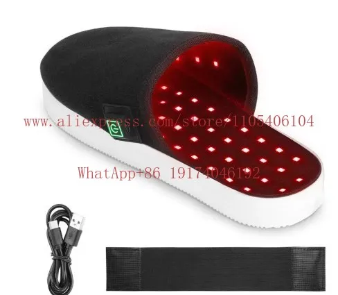 Large Light Light Therapy Physiotherapy Slippers Portable Wearable Foot Toe Automatic Timing