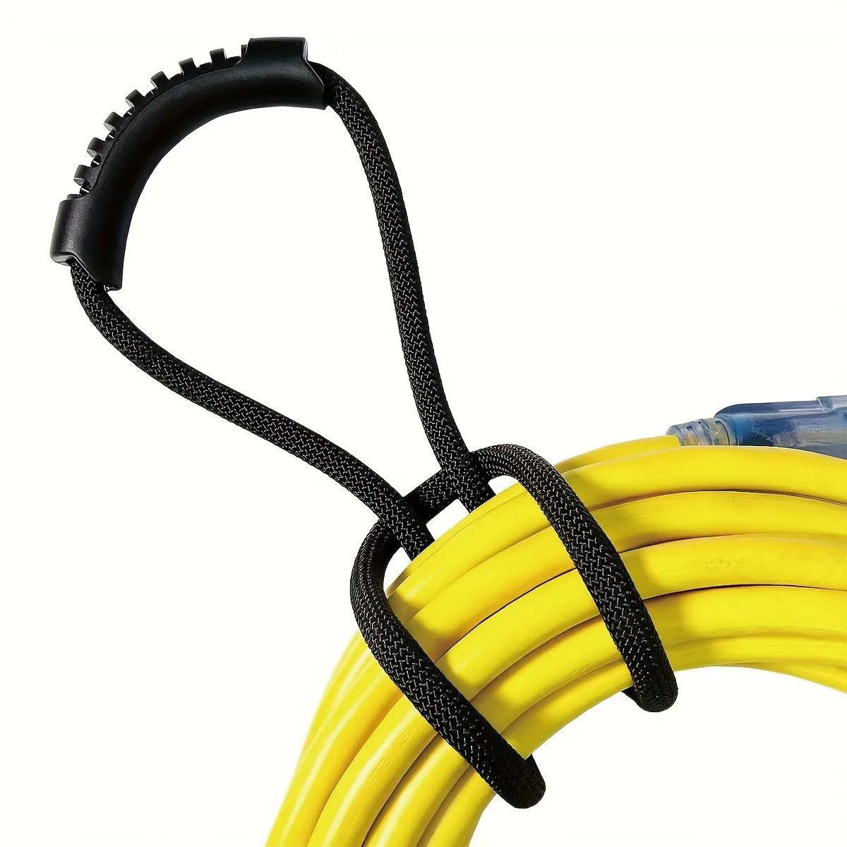 Correa de almacenamiento versátil con asa, organizador Ideal para mangueras, cables, multiusos para el hogar, garaje, barco, accesorio RV, 1 ud.