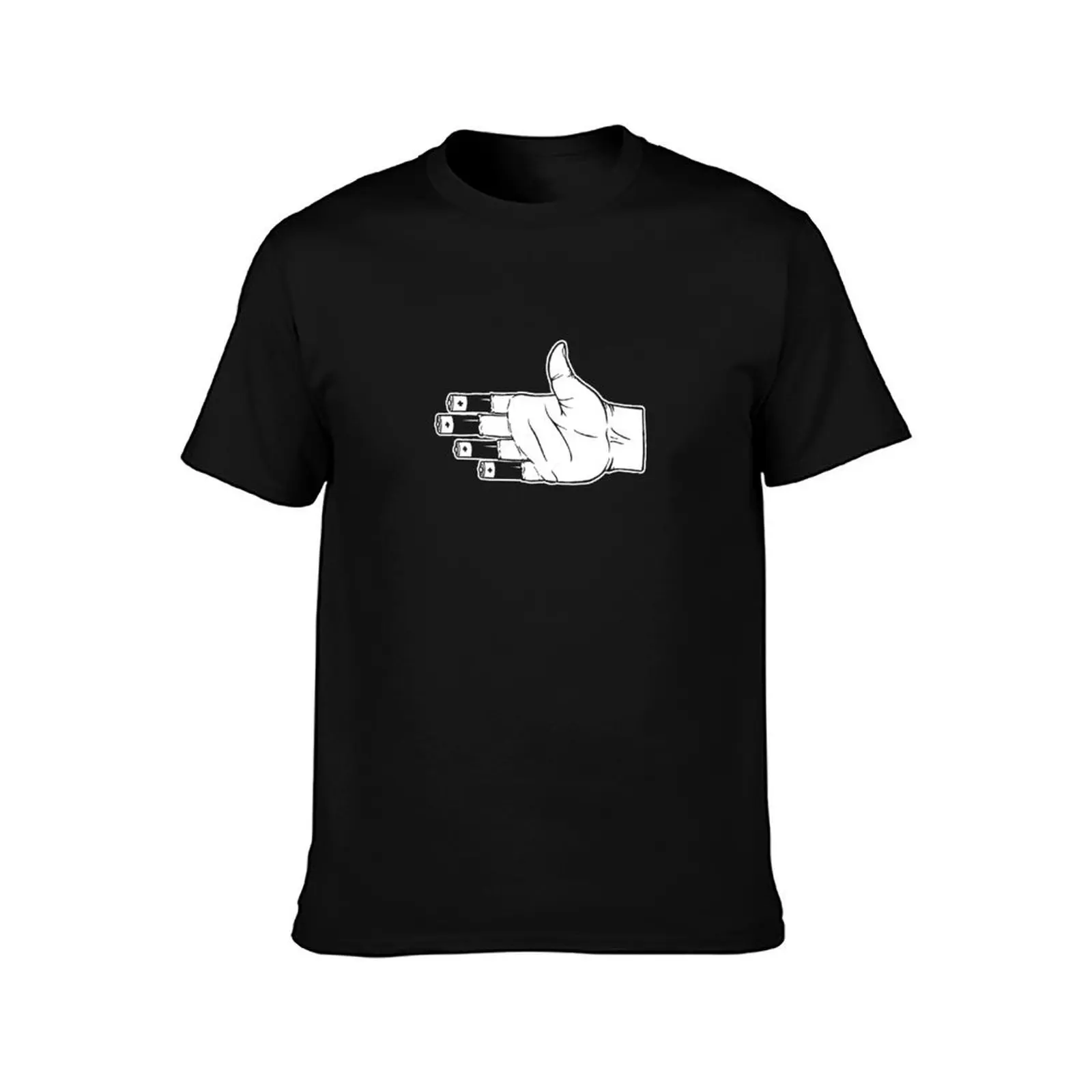Battery Hands T-Shirt High Elasticity Sports Tee Shirt T-Shirt