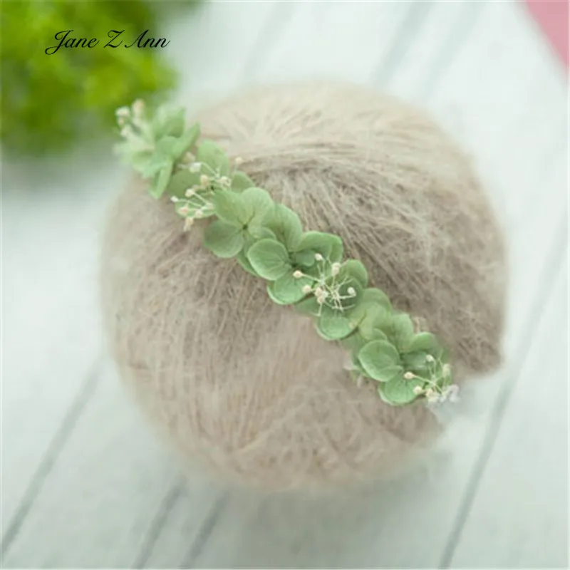Children photography headwear headband props newborn 0-3 year baby immortal flower studio props flower may fall