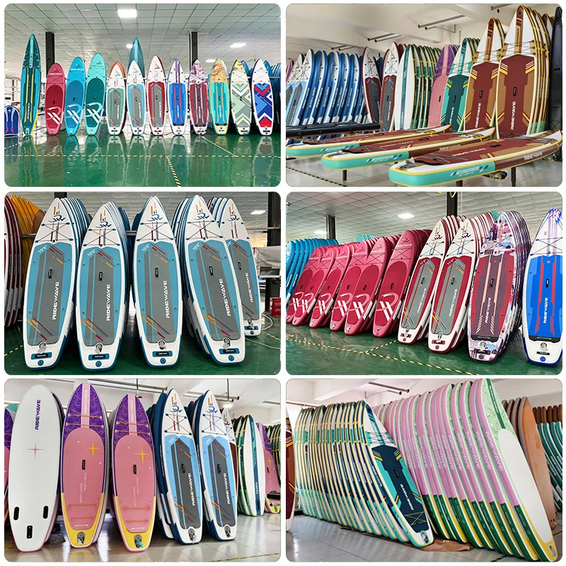 RIDEWAVE, gran oferta, Kayak de pesca inflable, tabla de sup, tabla de Paddle, tabla de surf, 10'6*32 "* 6" con paleta de bomba