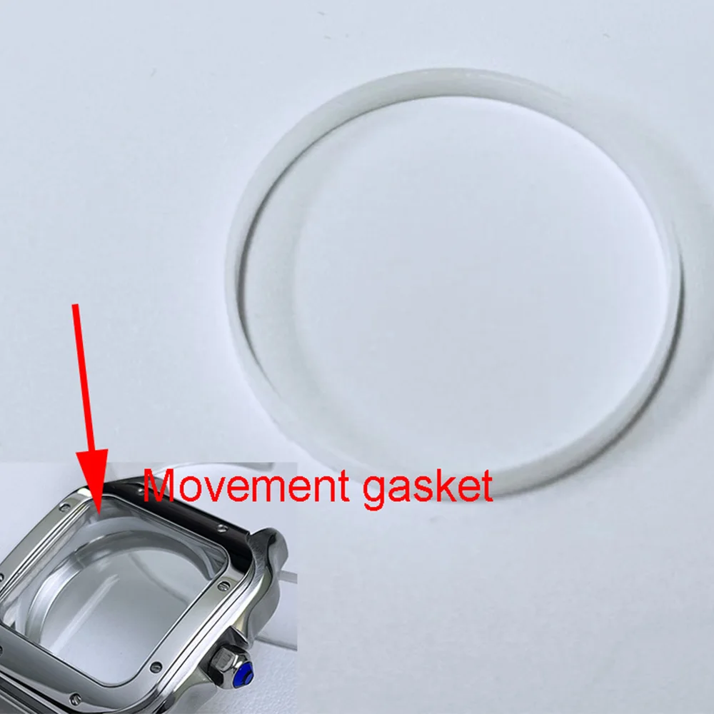 Square case Santos watch movement gasket 2.9mm height 2.9mm-28.8mm inner diameter watch repair parts