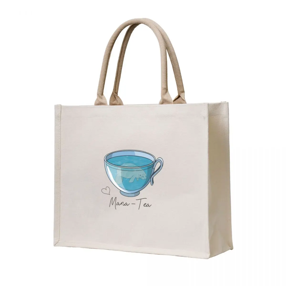 

Manatee Tote Bag Large bags for women shopping bag Canvas cute tote bag