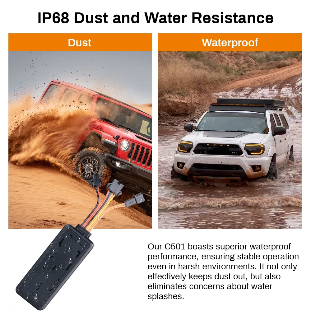 4G 8-wire Car GPS Tracker for Car Southeast Asia Special Edition Cloud Storage Real Time Free Platform on Android IOS