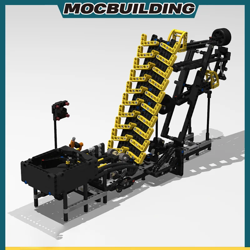 Moc Building Block GBC To and Fro Dribbling Device DIY Assembly Model Sports Children's Gift Toy