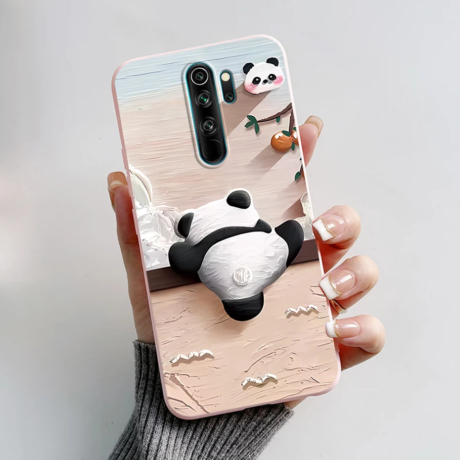 For Xiaomi Redmi Note 8 Pro Phone Case Cute Rabbit Panda Silicone Soft Back Cover For Redmi Note8 Pro Note8Pro 8Pro Coque Bumper