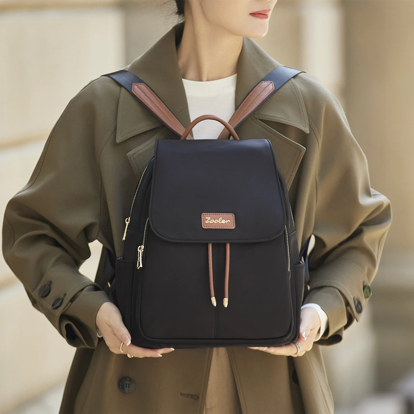 

2026 New Style ZOOLER Brand Woman Backpack High quality Oxford Travel Bags Large Capacity Handmade Female Backpacks Bag#jh902