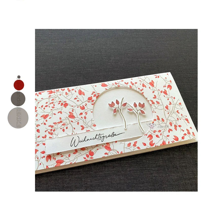 Mmao Crafts Metal Steel Cutting Dies New Circle frame decoration Stencil For DIY Scrapbooking Paper/photo Cards Embossing Dies