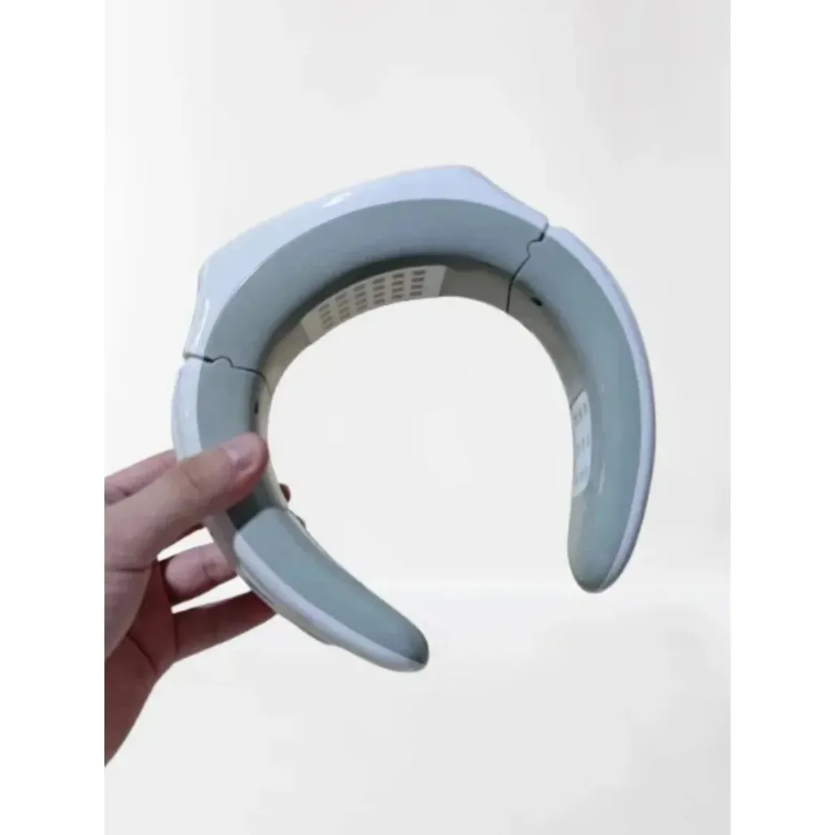 Alat Pereda Sakit Leher USB Pemijat Terapi Lampu LED Merah Biru untuk Spondylosis Serviks & Relaksasi