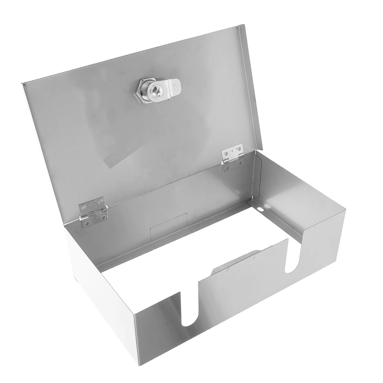 Stainless Steel Electrical Outlet Protective Box Outdoor Waterproof Lockable Junction Box Transparent Socket Cover