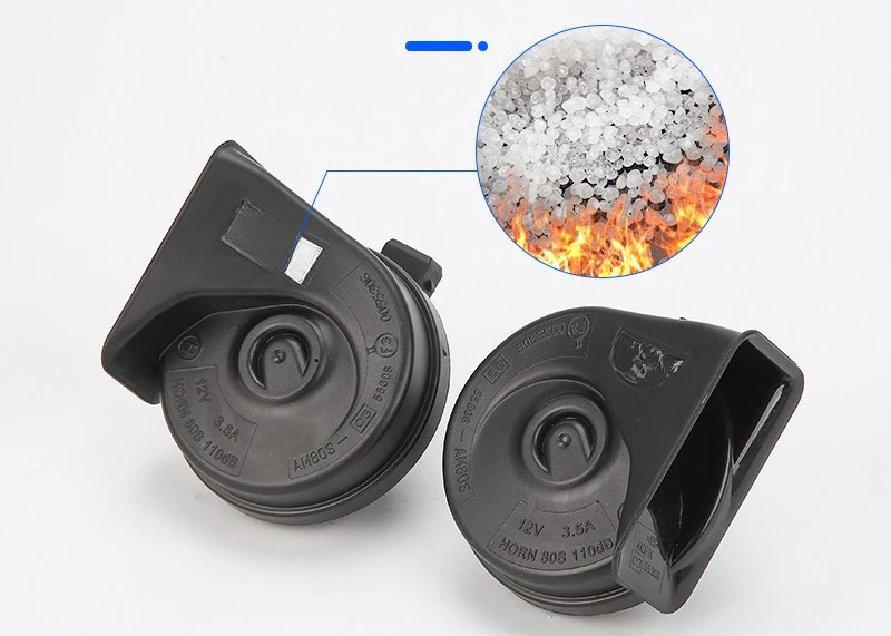 Accessories FactoryAutomotive Parts, Waterproof Car Horn, High and Low Frequency Car Snail Horn