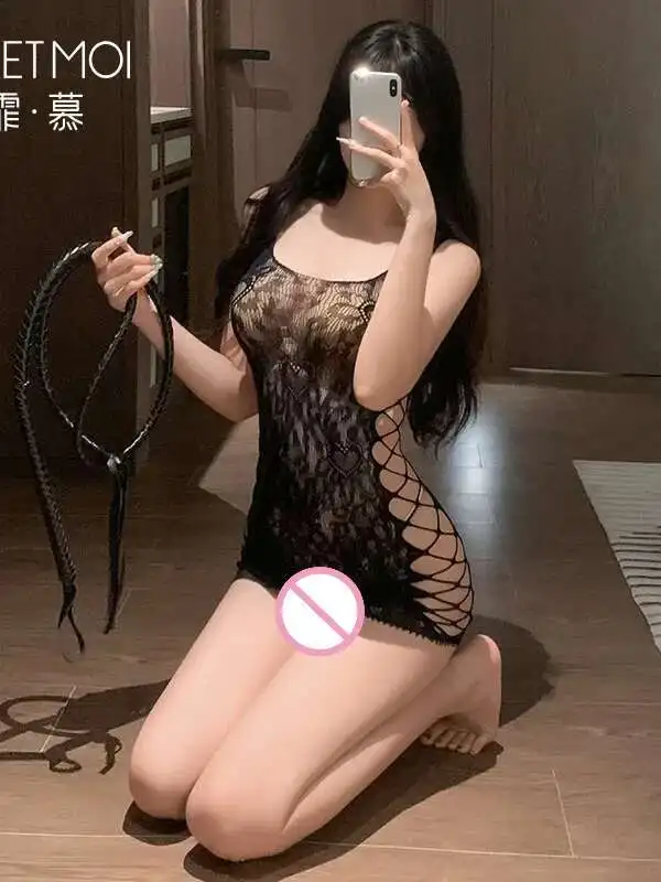 Fashion 2025 New Sexy U-neck Backless Sweet Leopard Mesh Sheer Sling Dress Women Cinching Waist Slim Wrap Hip Short Dress 5EZV