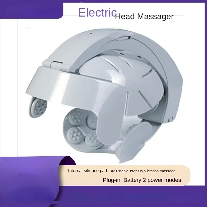 USB Electric Head Scalp Massager, Massageador relaxante, Massagem cerebral, Instrumento terapêutico