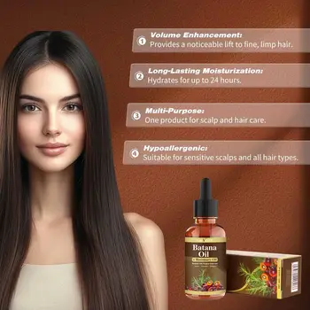 Batanový olej s rozmarýnem pro růst vlasů, výživu pokožky hlavy, detoxikaci pro silné a zdravé vlasy, bio odstraňuje vypadávání vlasů a snižuje vypadávání vlasů. 10 nejlepší prodej genoxidil - №10