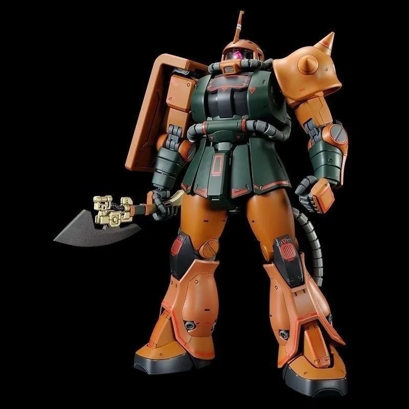 Bandai MG 1/100 Kalmar Zaku II Action Figures Garma Zabi Gundam Mobile Suit Plastic Assembled Model Kit Original Box