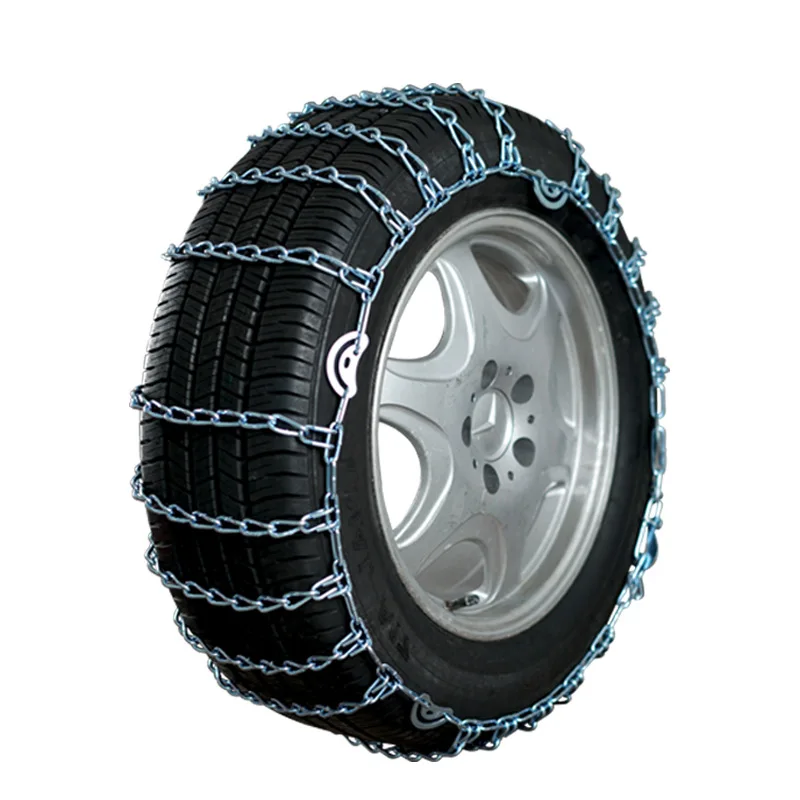 

Universal Vehicle Tire Chains Alloy Steel Construction 11 Series Dense Pattern Snow Ice Mud Traction Aid