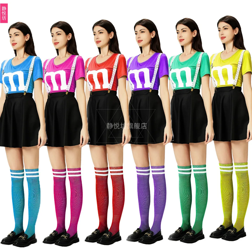 Women's Football Baby Cheerleading Suit Student Performance Costume