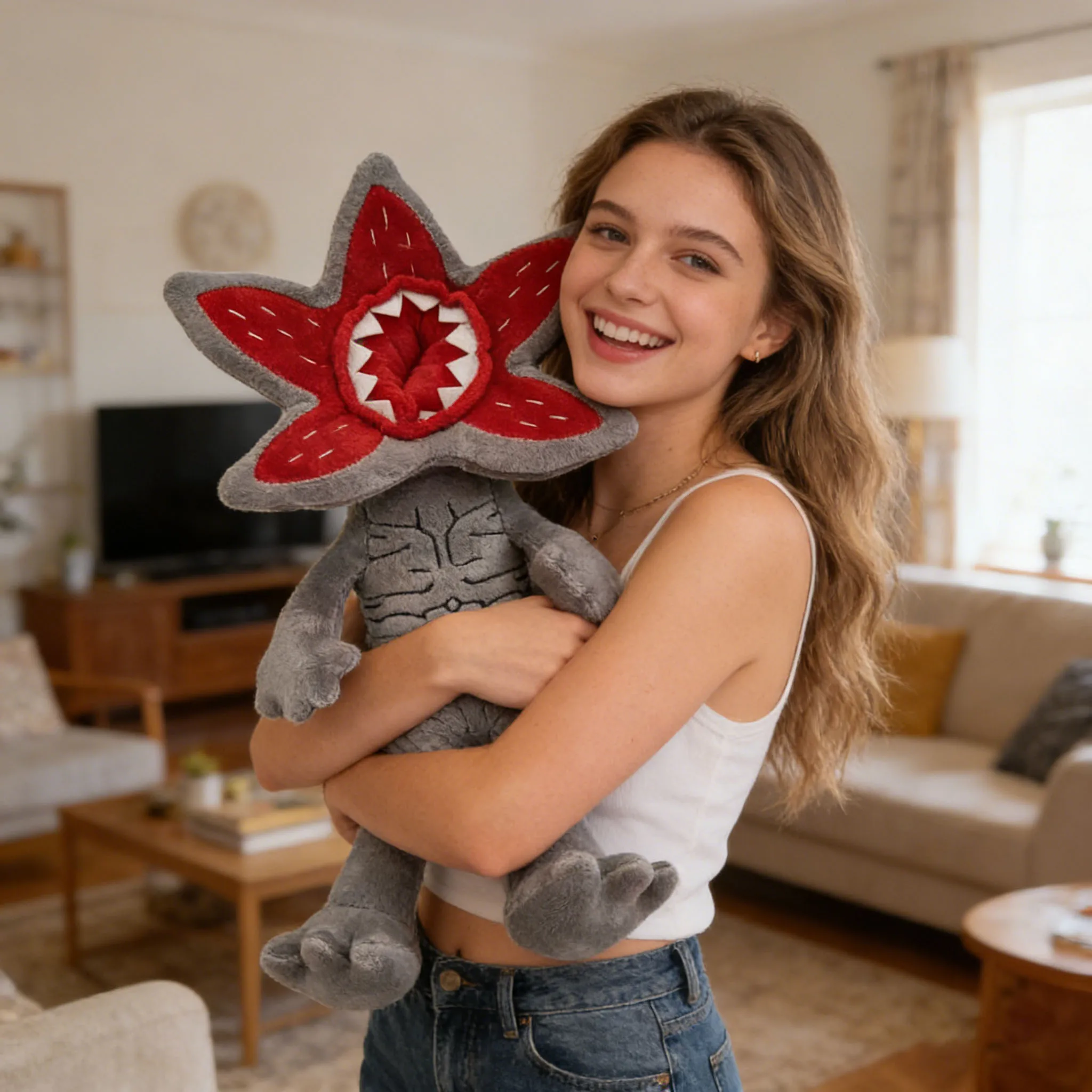 Simpatico animale di peluche Demogorgon, bambola di peluche morbida, gioco di cartoni animati, bambola ispirata alle cose, regalo carino per bambini, ragazzo e ragazza, regalo di compleanno