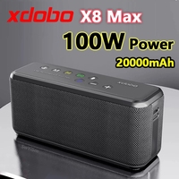 XBODO X8 MAX 100W Portable Bluetooth Speaker Audio Player Extended Bass Treble Wireless HiFi Boombox