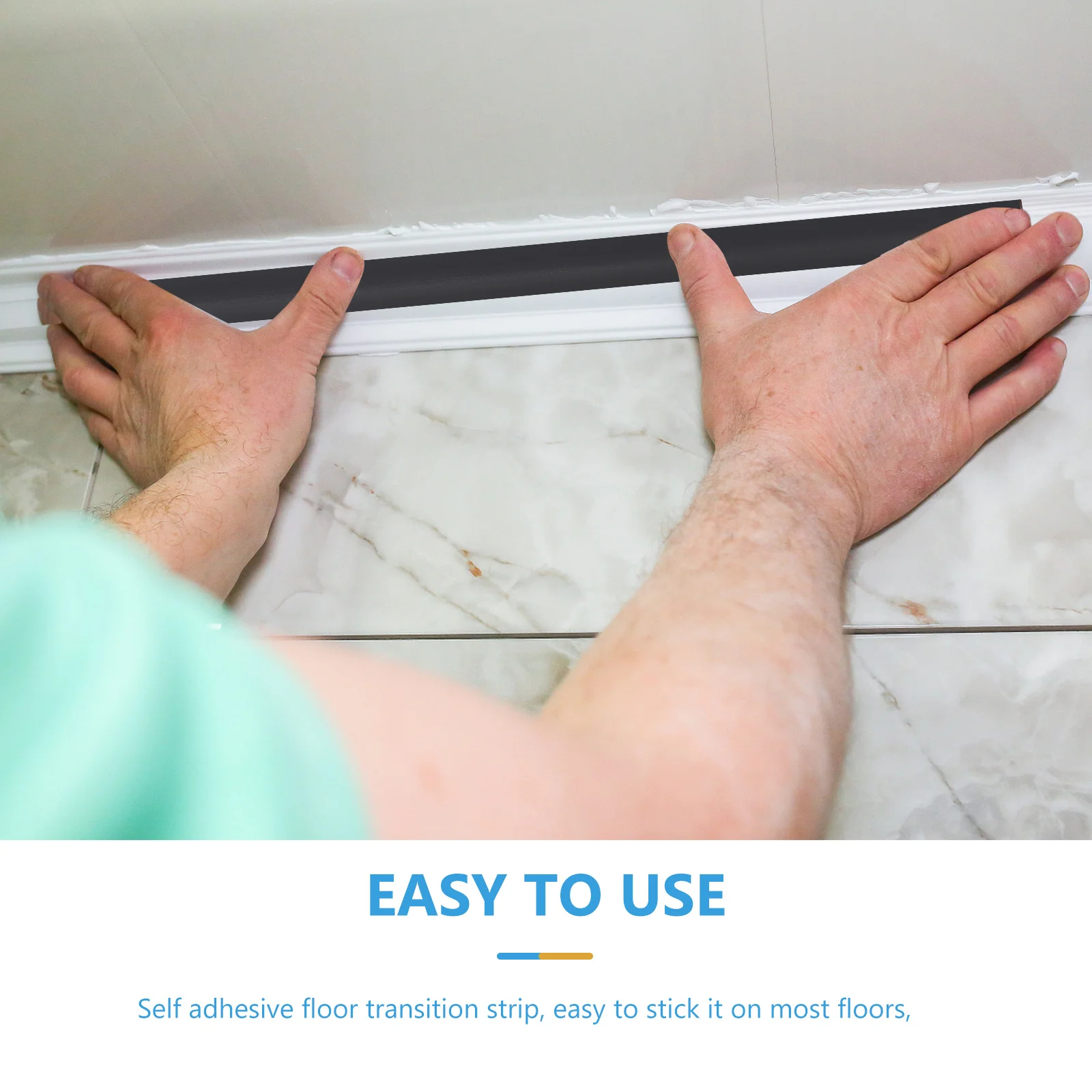 Floor Transition Strip Self Adhesive Pvc Edge Guard For Tile Carpet Flooring Trim Door Threshold Reducer Strip