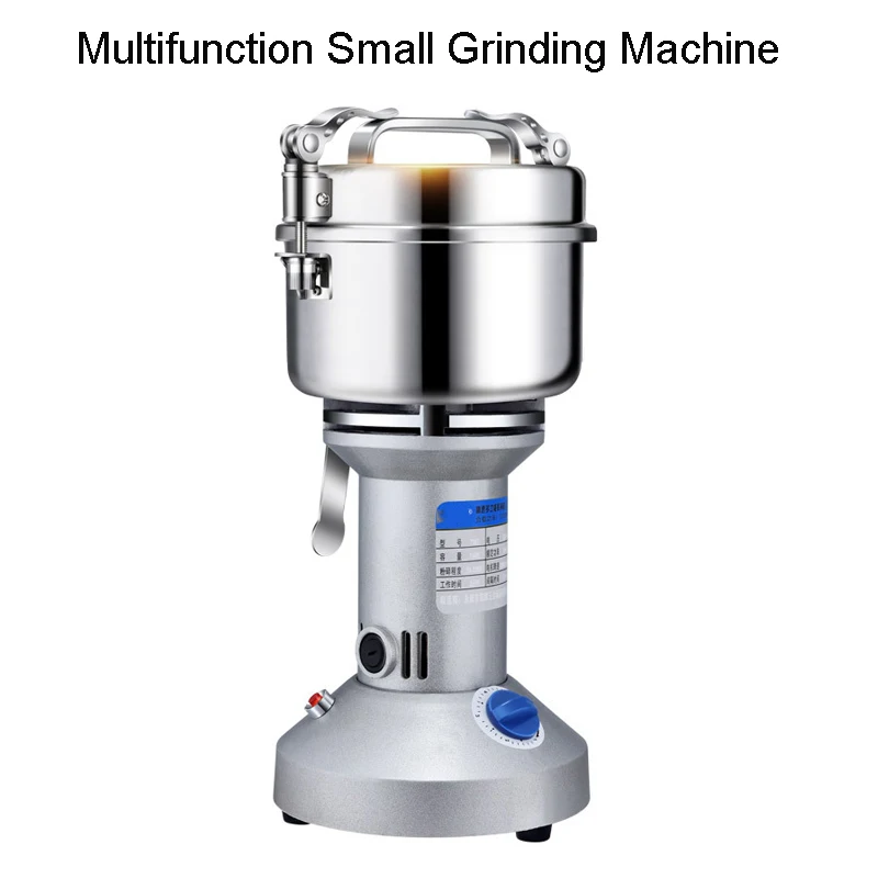 

750G Food Mill Powder Machine Chinese Medicine Grinder Stainless Steel Small Household Superfine Pulverizer