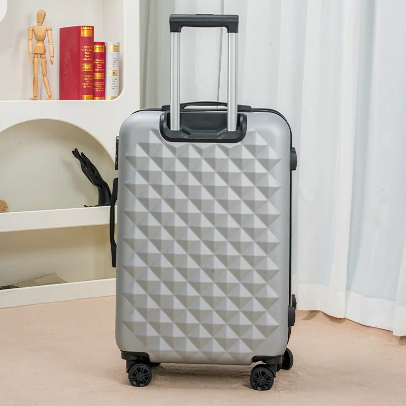 

20-24Inch Women's Luggage Suitcase Student Travel Bag Korean Style Fresh Password Box Leather Suitcase with Universal Wheels