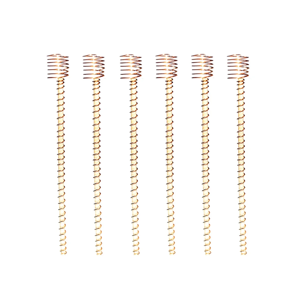 

6 Pack Electroculture Gardening Copper Coil Antennas for Growing Garden Plants Vegetables with Electro Culture Coils