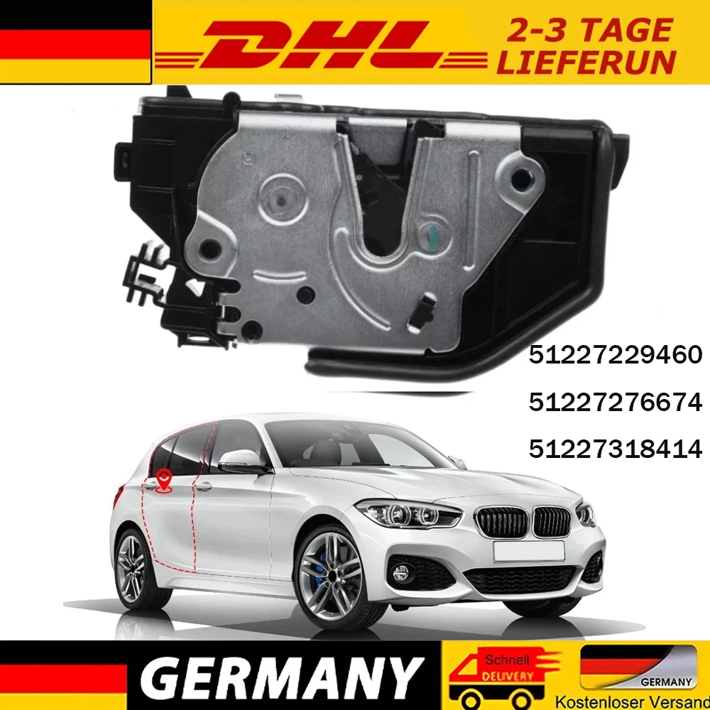 Actionneur de serrure de porte de voiture arrière droit, pour BMW F20 E87 F34 E90 F30 F31 E91 F36 E60 F07 E61 51227229460 51227276674 51227318414