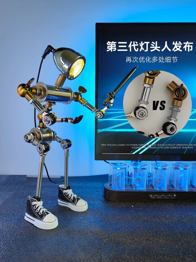 Computer desktop ornament e-sports room decorative merchandise ambient light creative figure
