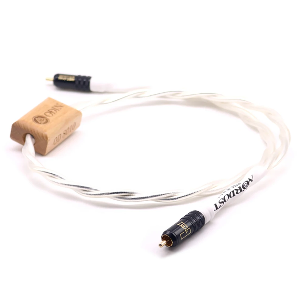 Nordost Odin Reference 75OHM Digital Coaxial Audio Cable With Gold Plated RCA Plug Cable