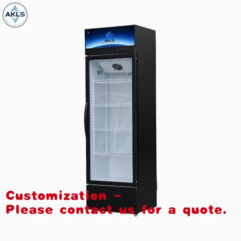 

Customize.Commercial-cooled Vertical Freezer Refrigerator Single-Beer and Beverages Display Cabinet Convenience St