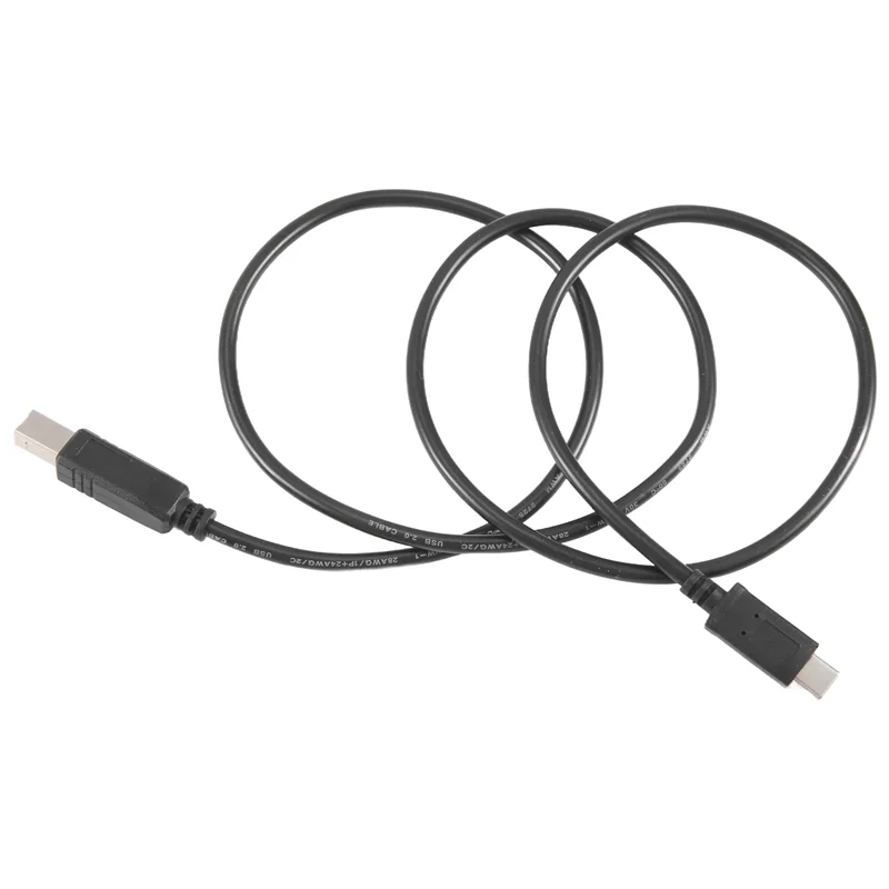 B24B USB-C USB 3.1 tipo C macho a USB 2,0 tipo B cable de datos macho impresora de teléfono