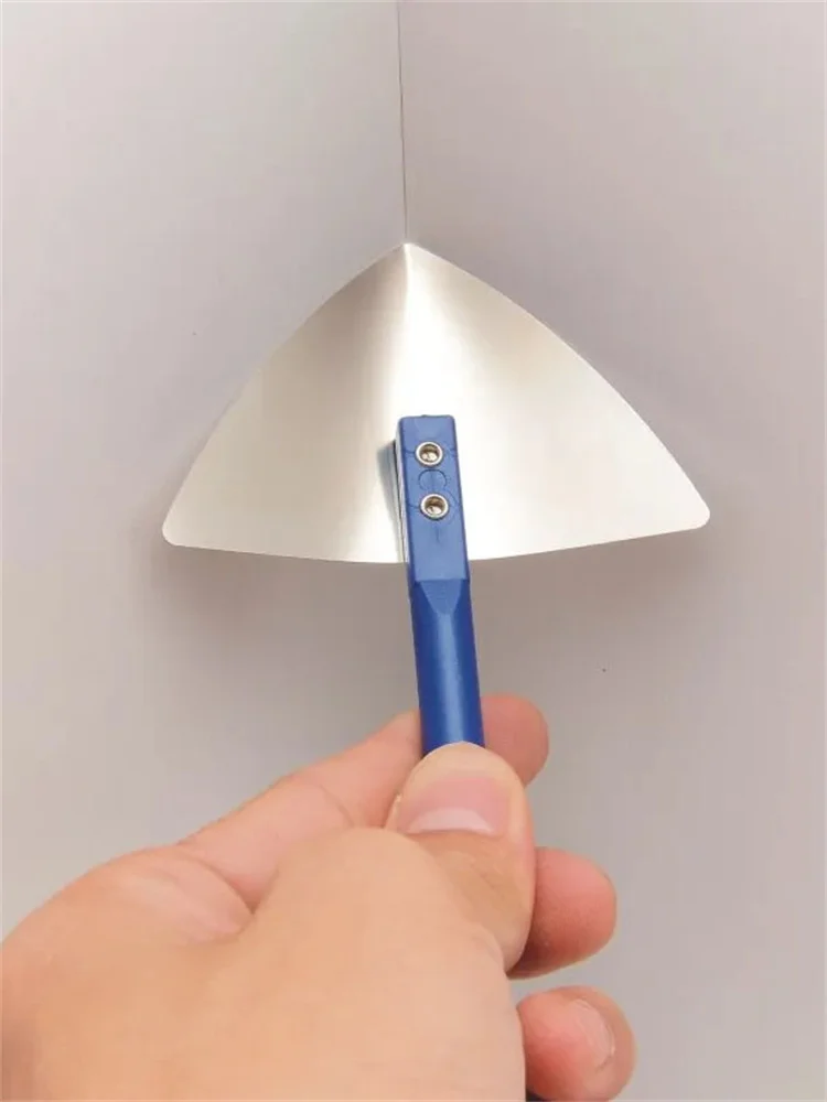 Stainless Steel Spatula Sealing Tools Plastic Handle Trowel Painting Putty Internal External Corner Putty Scraper