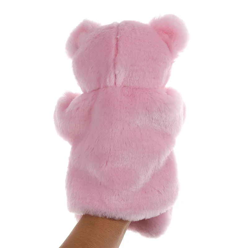 Animal Hand Puppet Pig Dolls Plush Hand Doll Early Education Learning Toys Children Marionetes Puppets For Telling Story